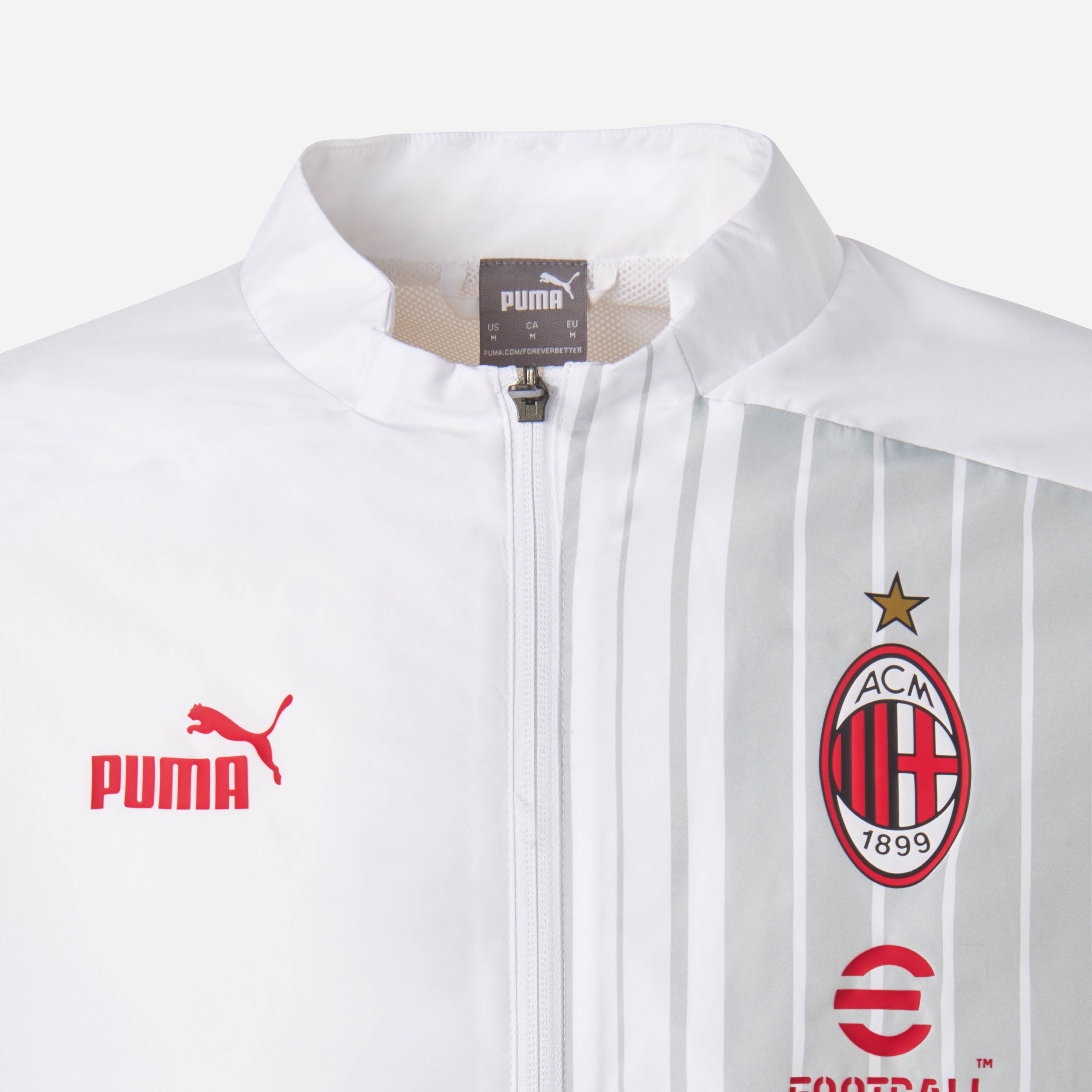 AC Milan Prematch Giacca Zip 2023 Uomo Traspirante