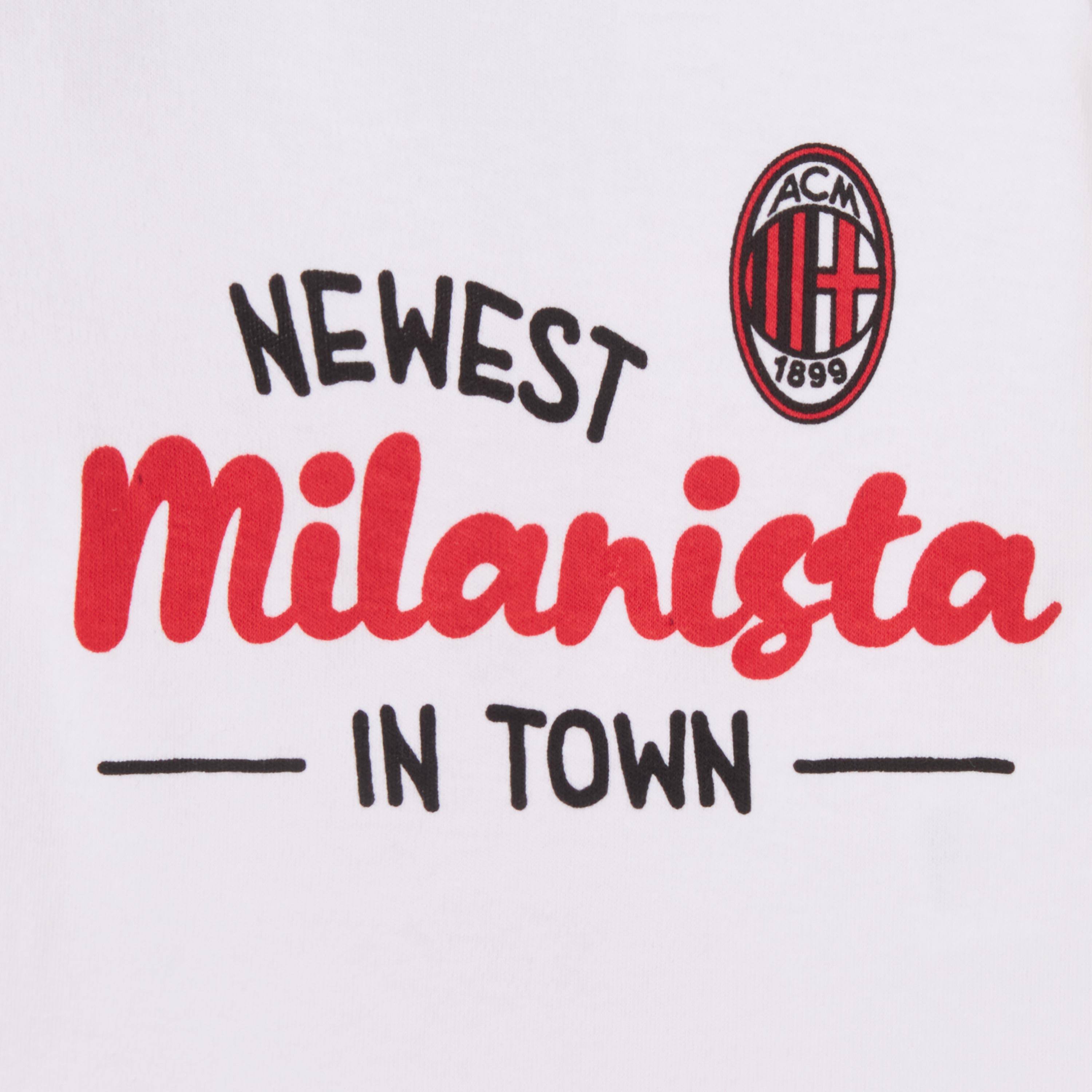 AC Milan Milanista Body Neonato Bianco Rosso Set