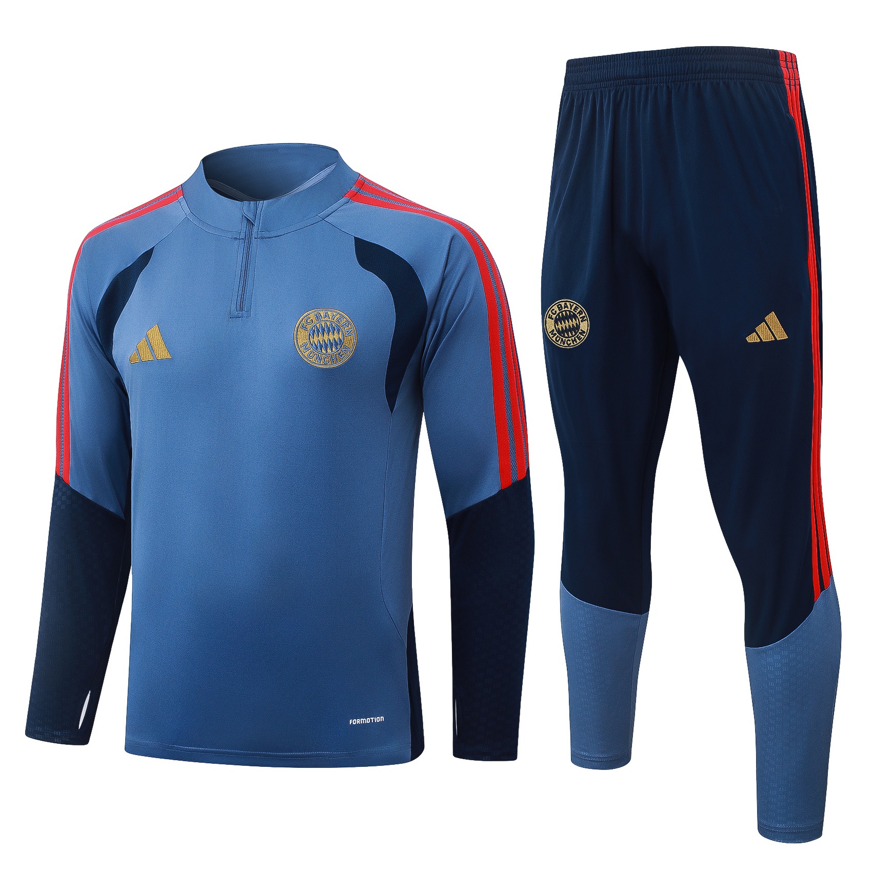 Tifoso Store Bayern Monaco 2026/27 tuta azzurra mezza zip S-XXL