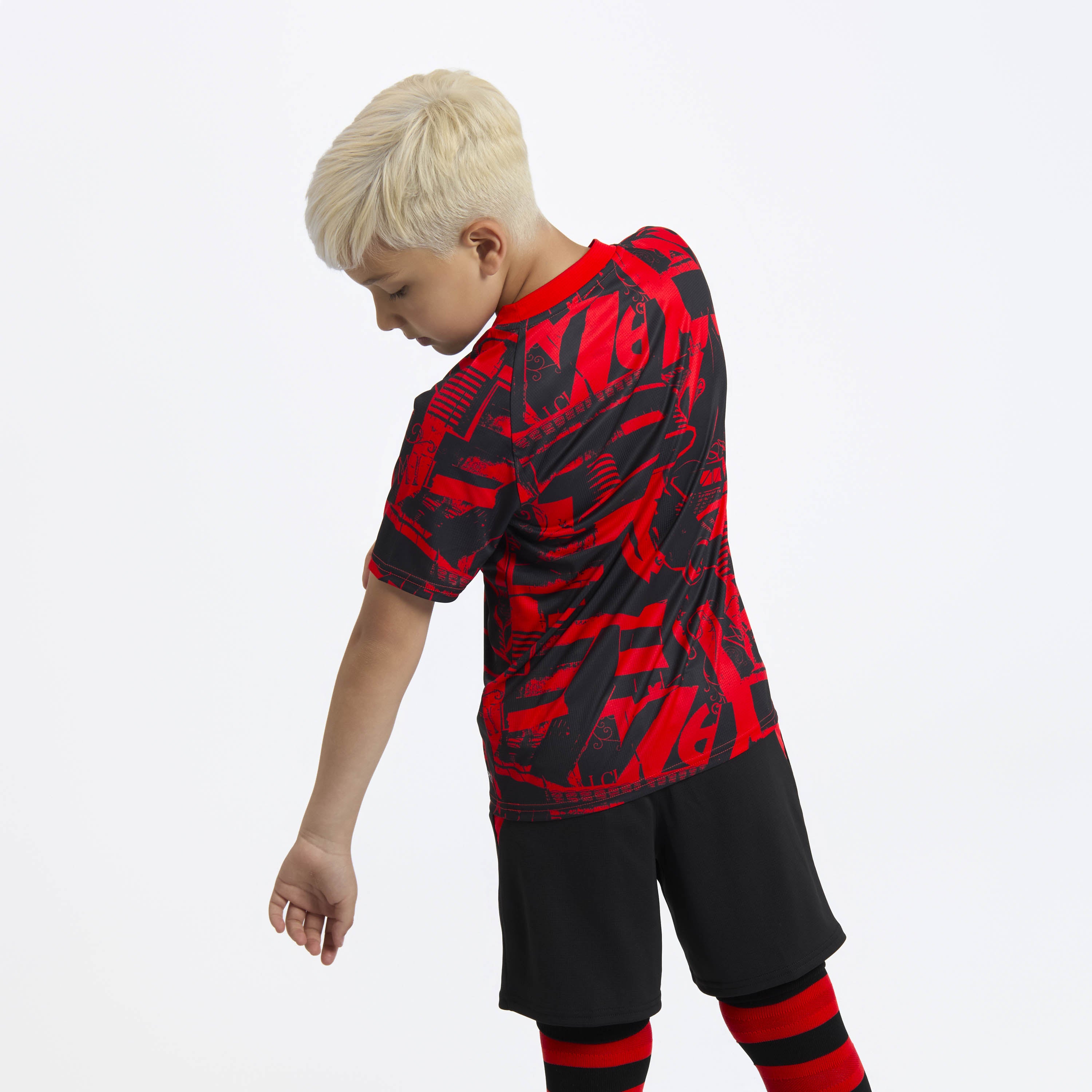 AC Milan Prematch 2026/27 t-shirt bambino 8 anni rossa