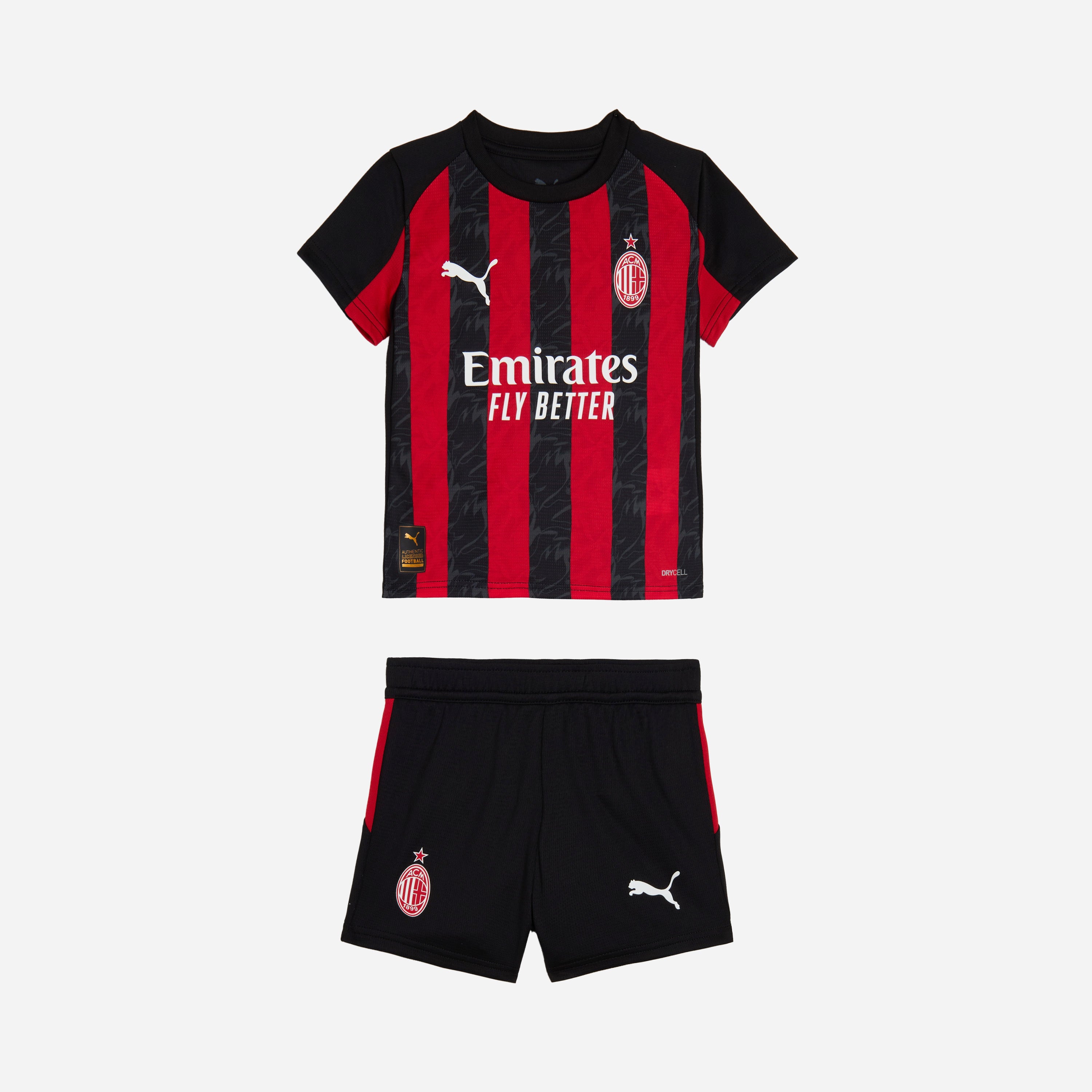 AC Milan Home 2025/26 mini kit bambino rossonero