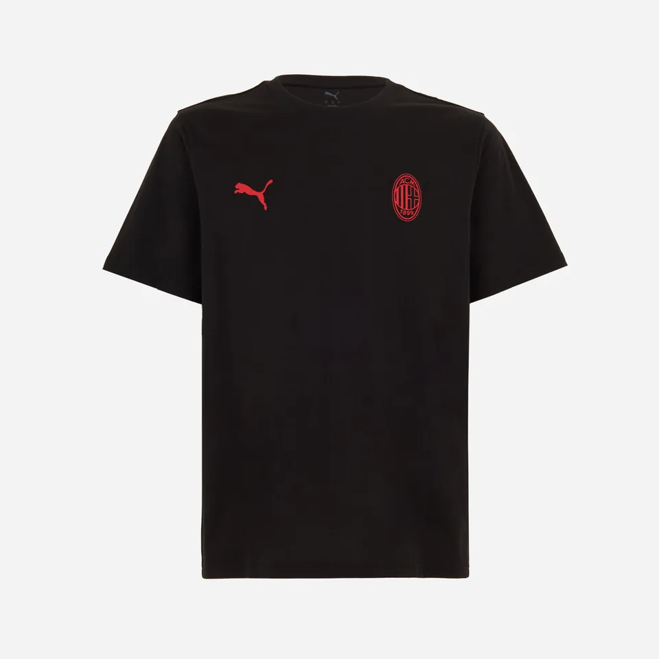 AC Milan Essential T-Shirt Nera Uomo in Cotone