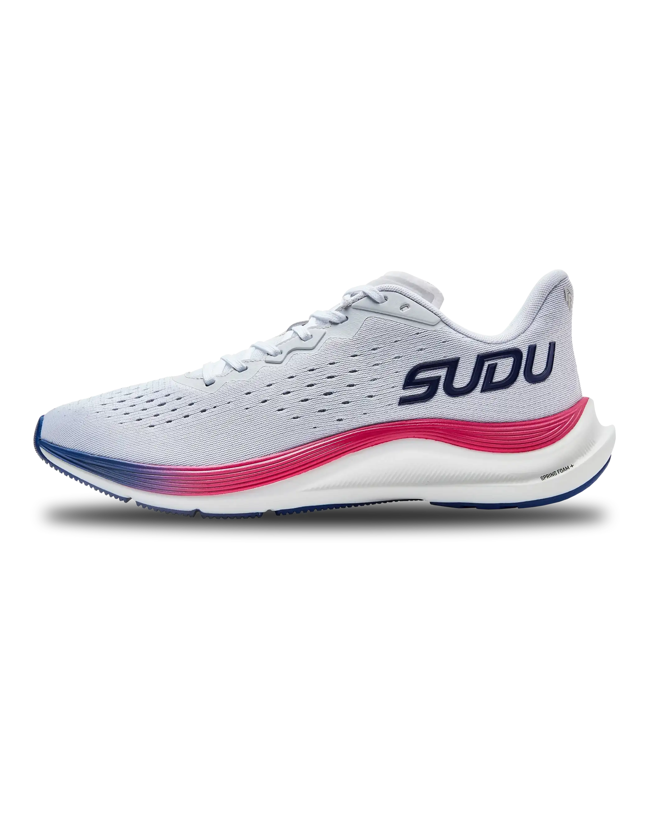 Wales SUDU SRM 01 scarpe running bianche rosa UK 9