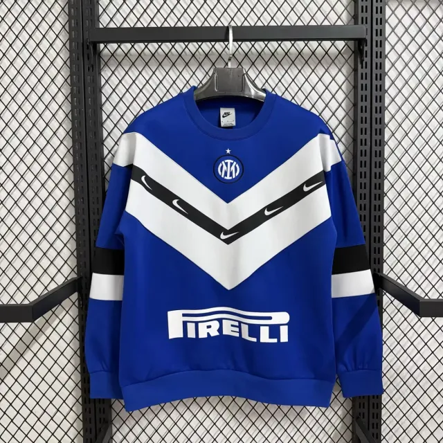 Tifoso Store Felpe Inter Retro Blu e Bianca 2026/27 felpa girocollo