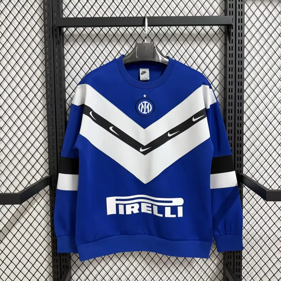 Tifoso Store Felpe Inter Retro Blu e Bianca 2026/27 felpa girocollo