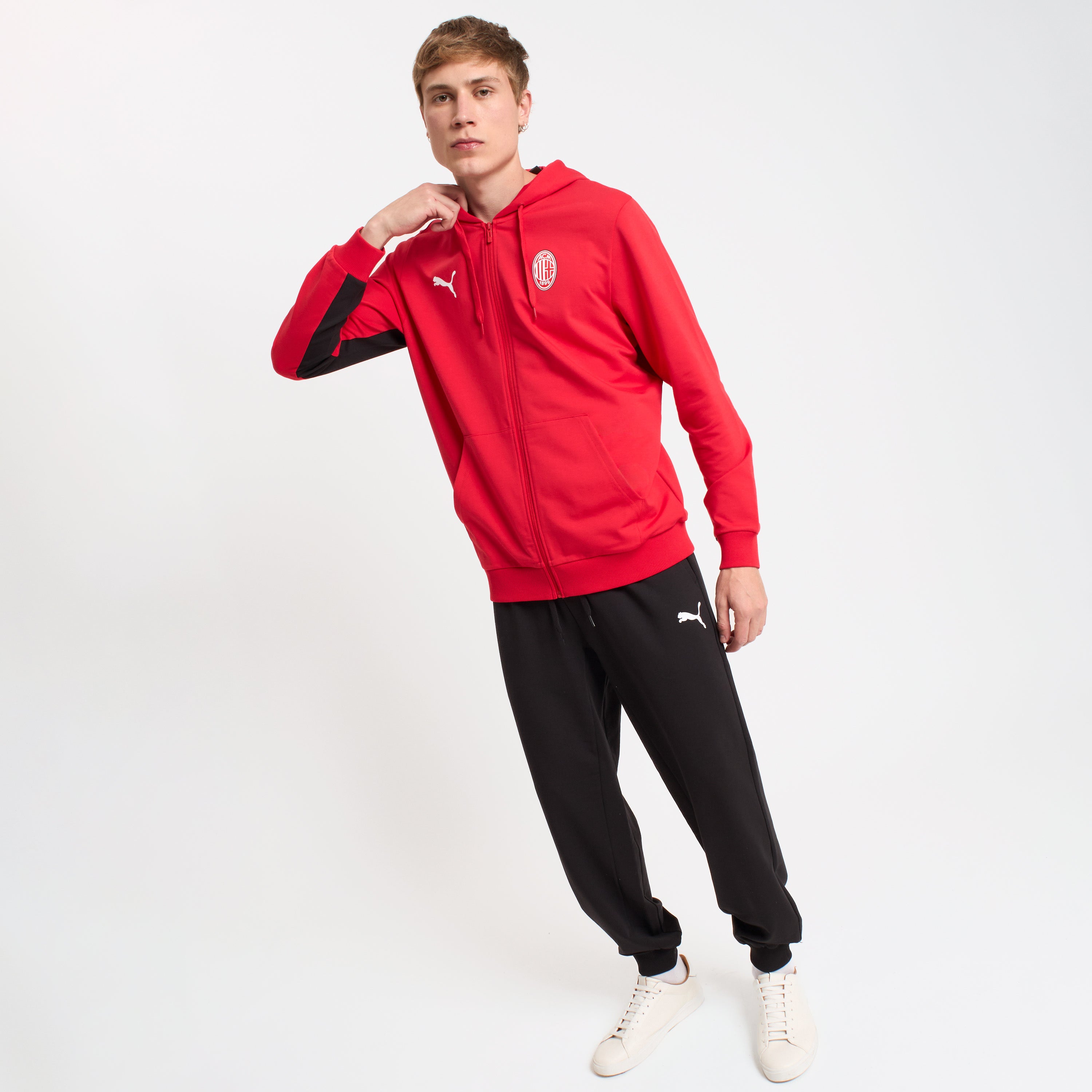 AC Milan Culture tuta uomo rossa taglia M felpa e pantaloni