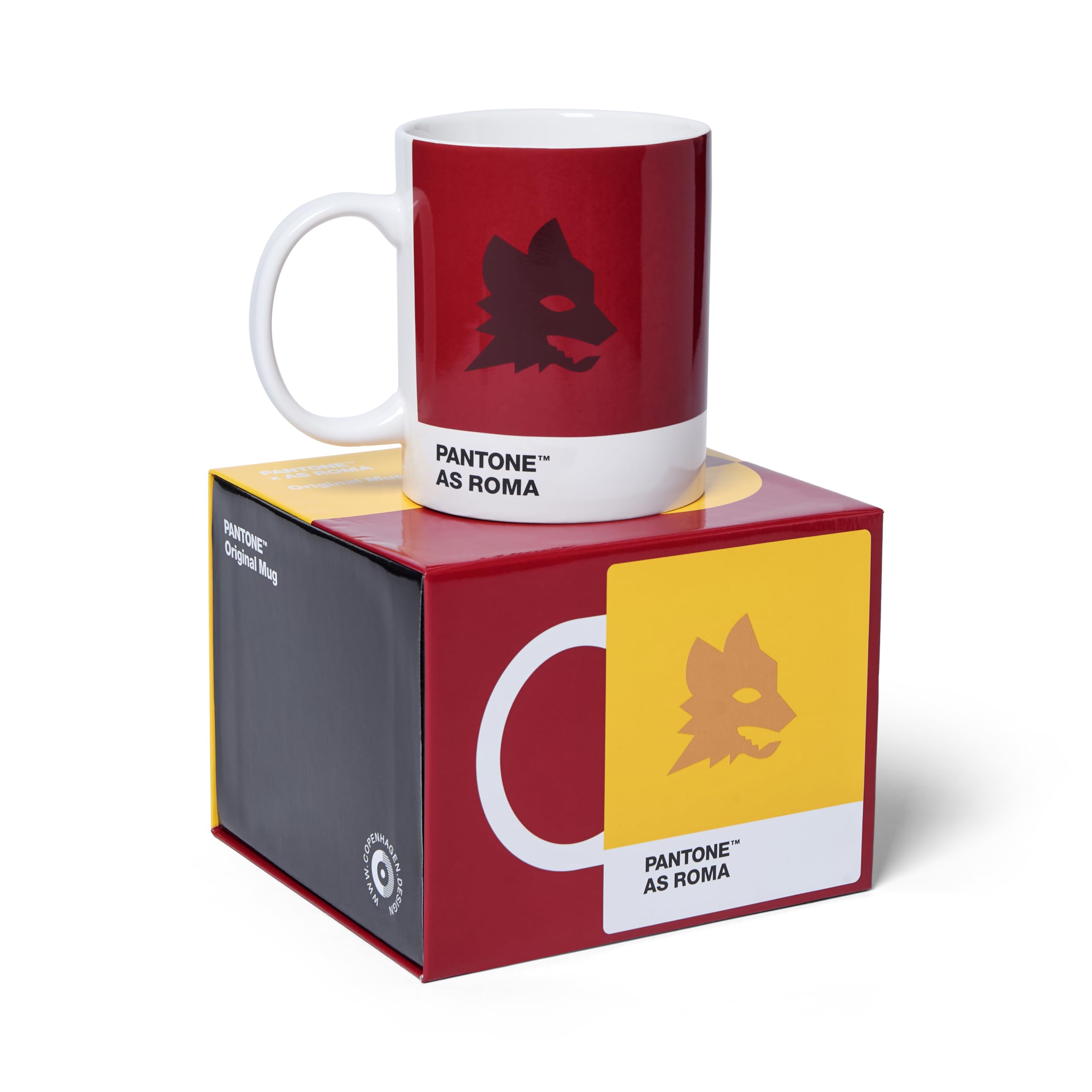 Roma Fanshop Pantone Tazza AS Roma Ufficiale Giallorossa