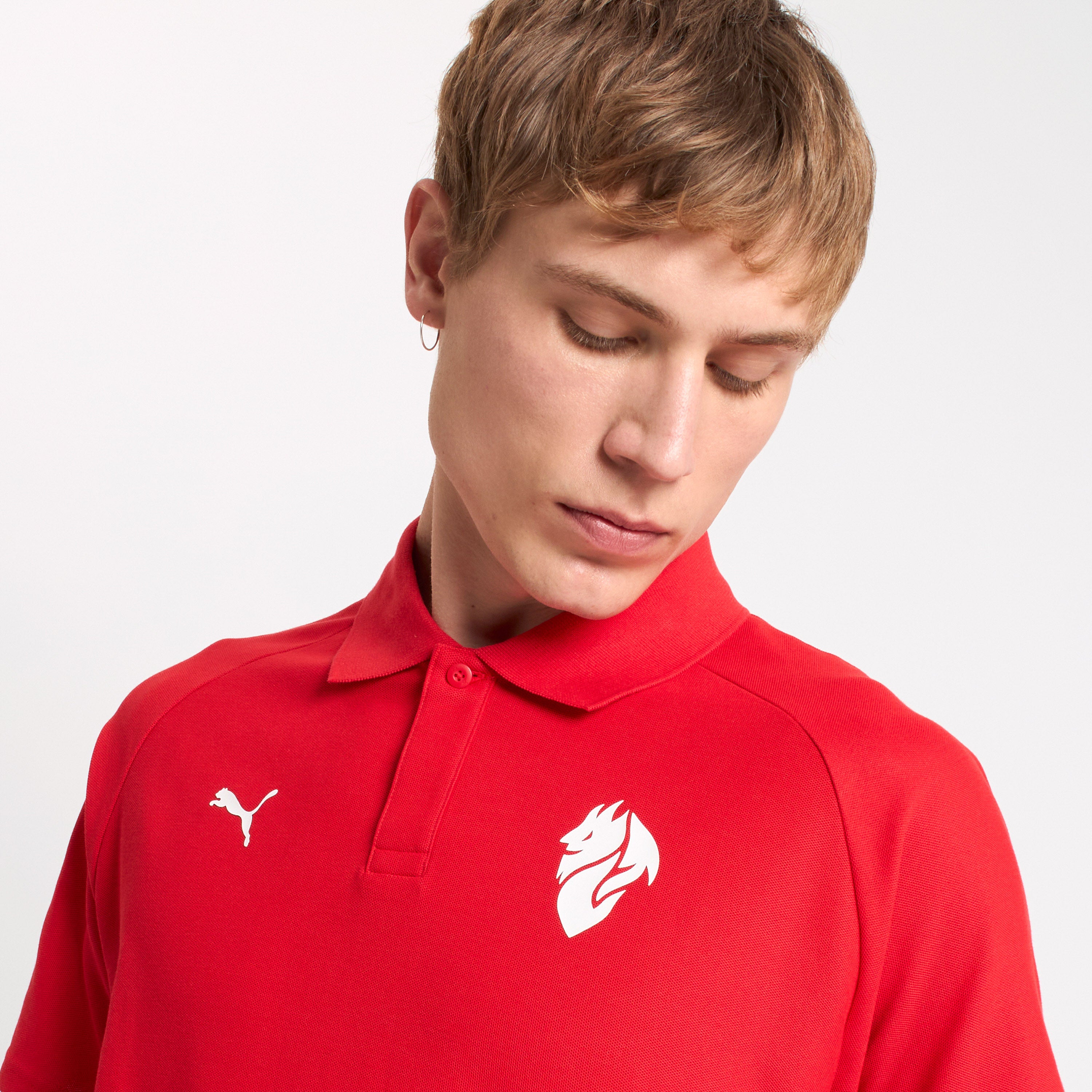 AC Milan Pumatech polo uomo rossa 2025/26 DRYCELL
