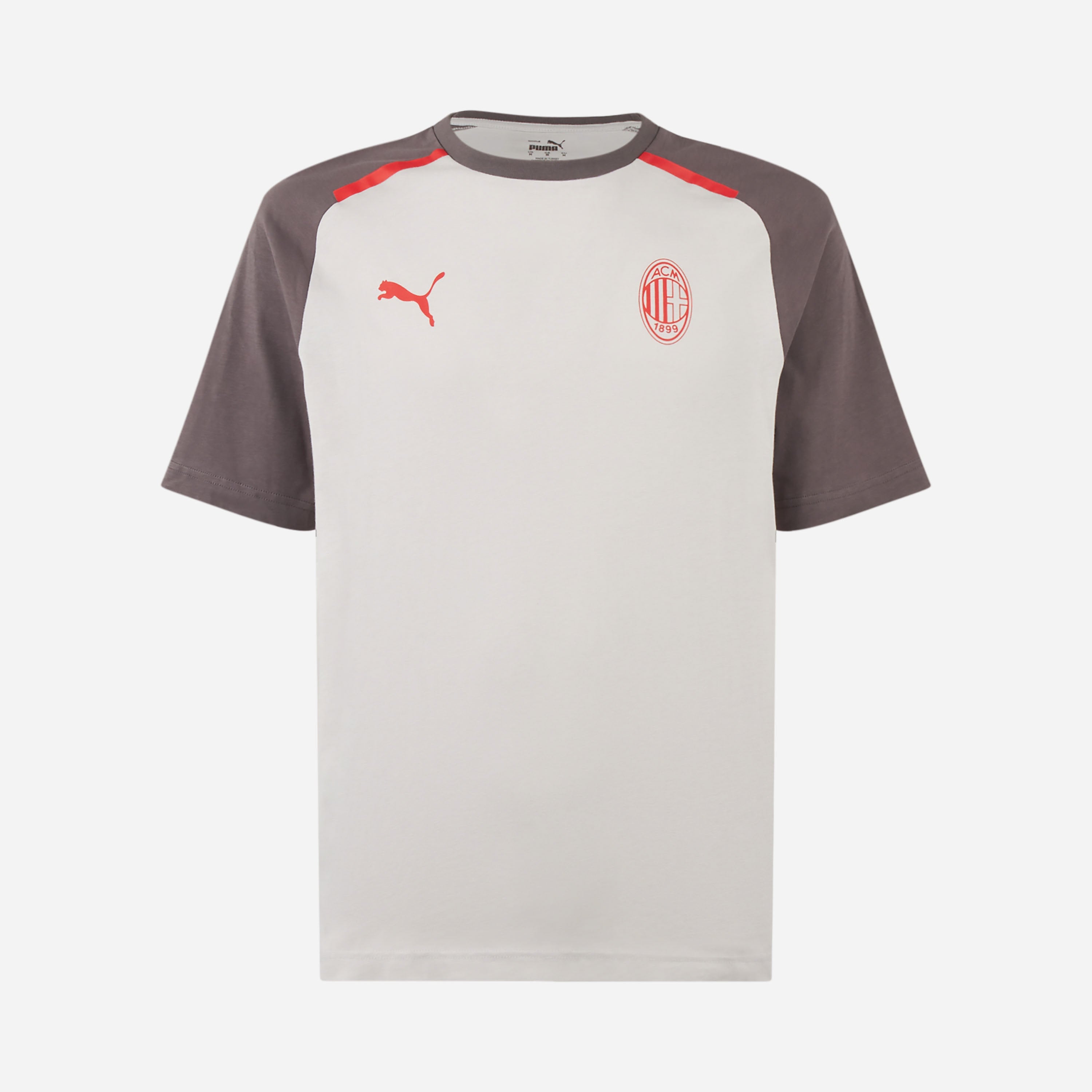 AC Milan Casuals 2023/24 T-Shirt Uomo Cotone Nera