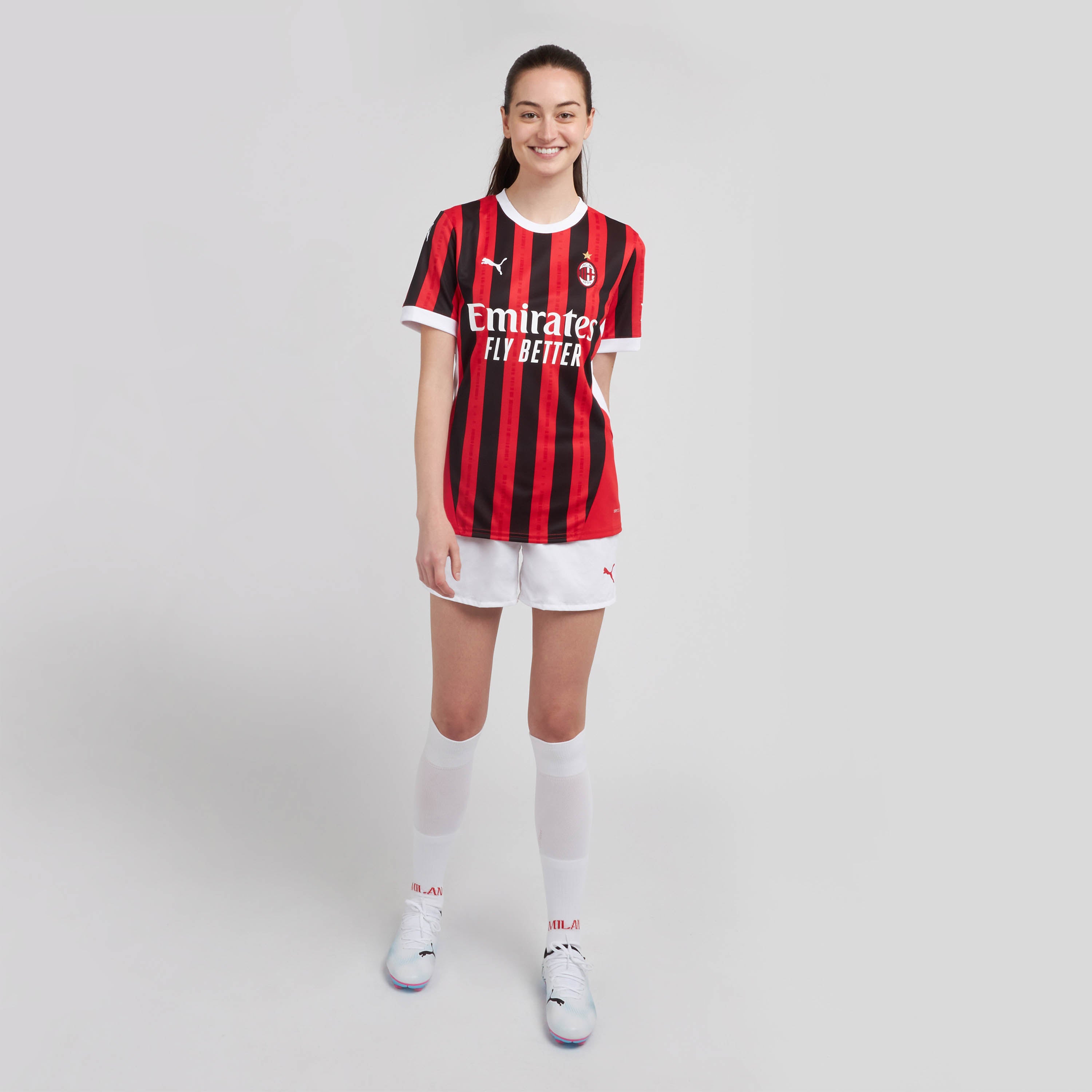 AC Milan Kit Gara Milan Home 2024/25 Maglia Donna Rossonera