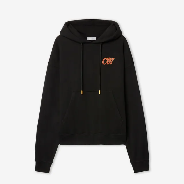 AC Milan x Off-White Felpa con Cappuccio 125 Cotone Nera