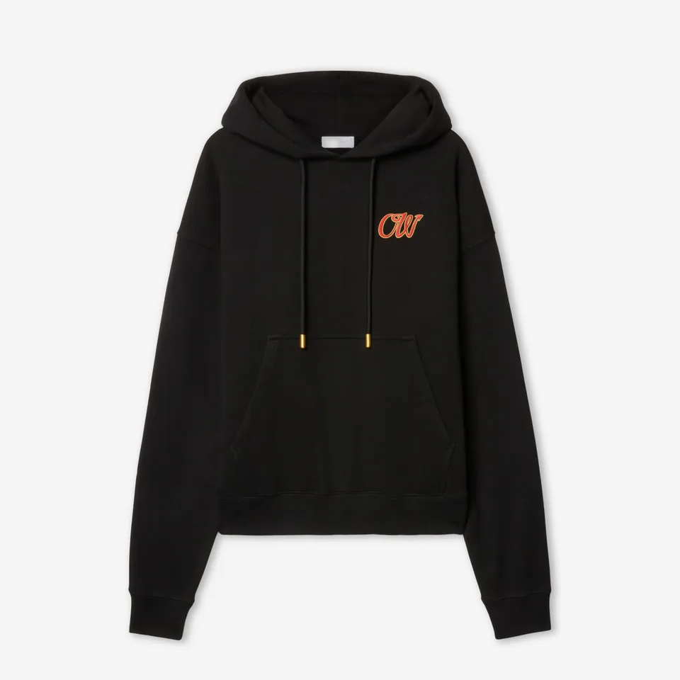 AC Milan x Off-White Felpa con Cappuccio 125 Cotone Nera
