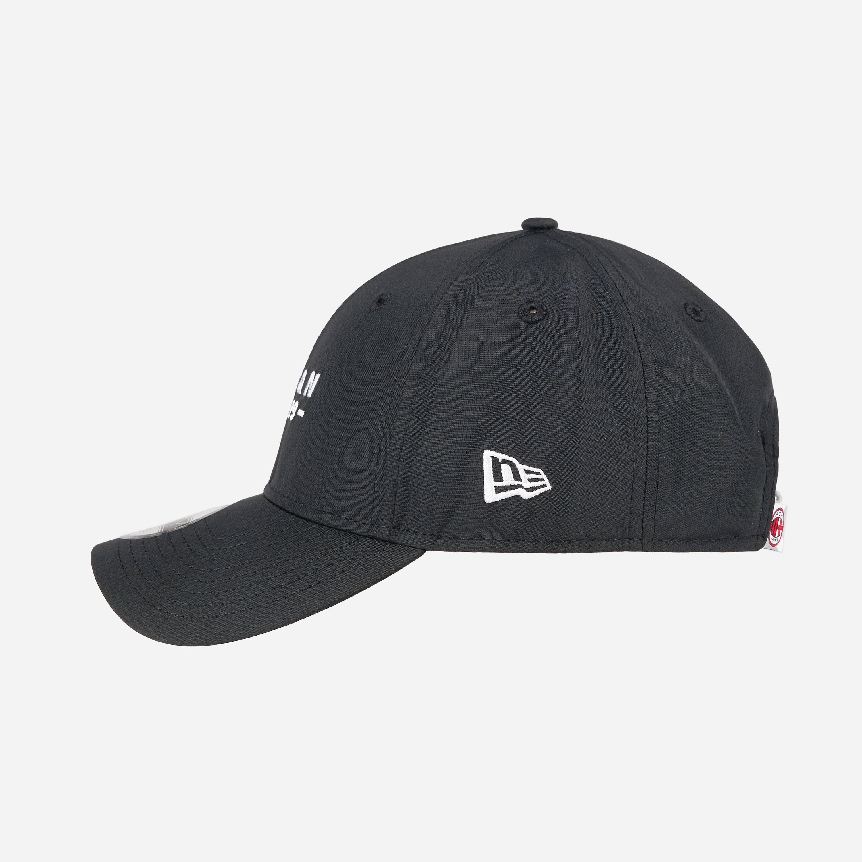 AC Milan 9FORTY New Era X Cap cappello nero ricamato