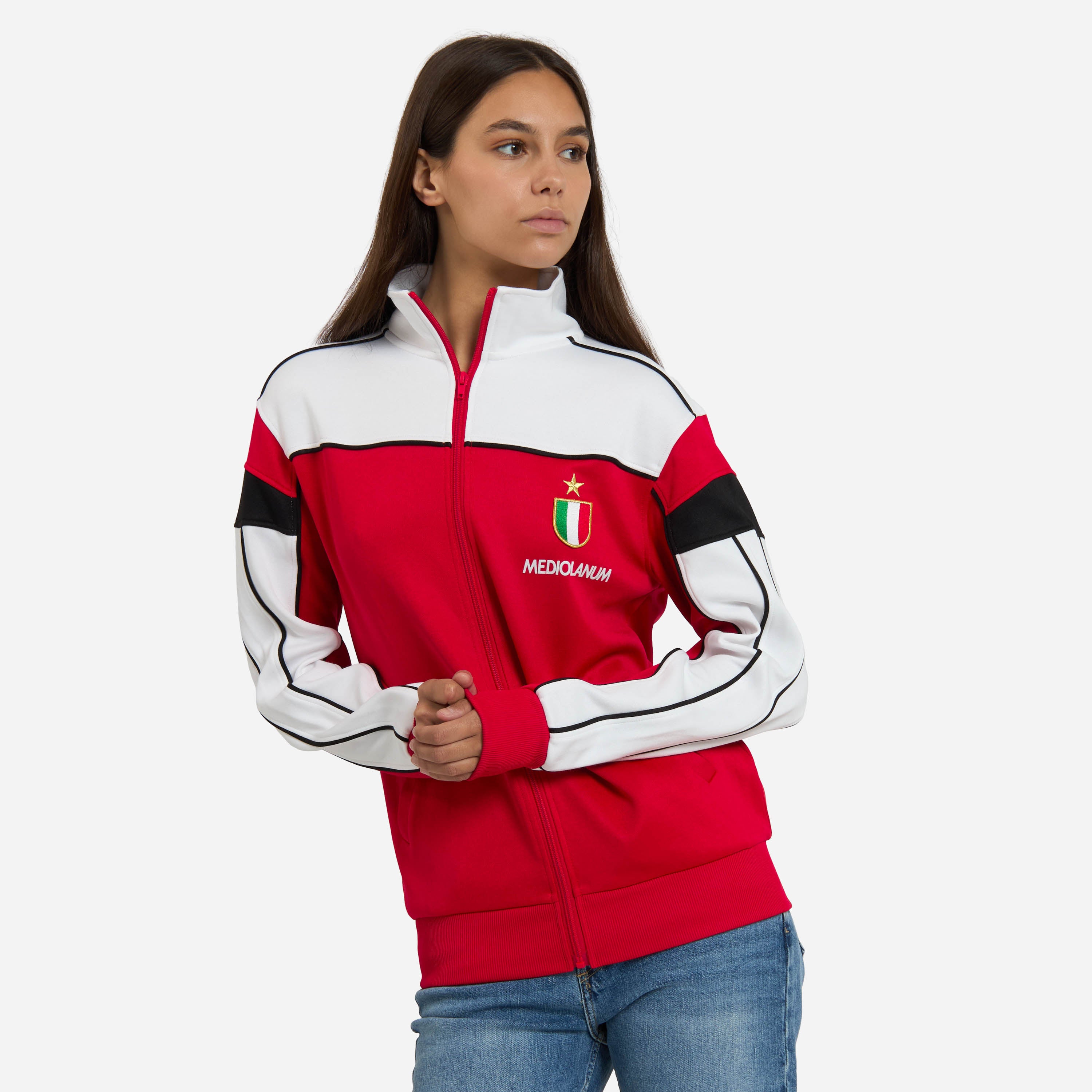 AC Milan Retro Collection 1988/89 Giacca Zip Colori Storici