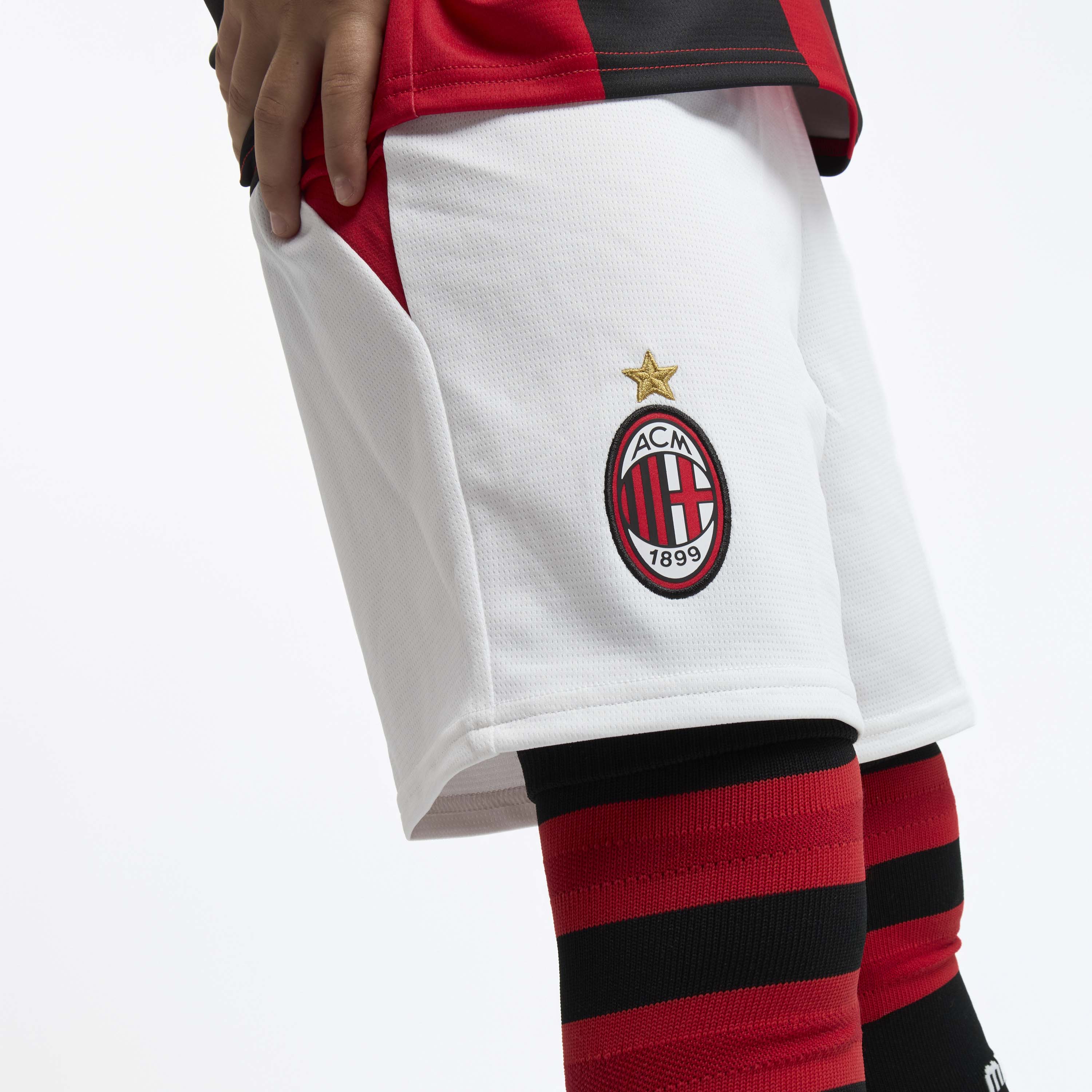 AC Milan Kit Gara Milan pantaloncini home 2026/27 bambino bianchi
