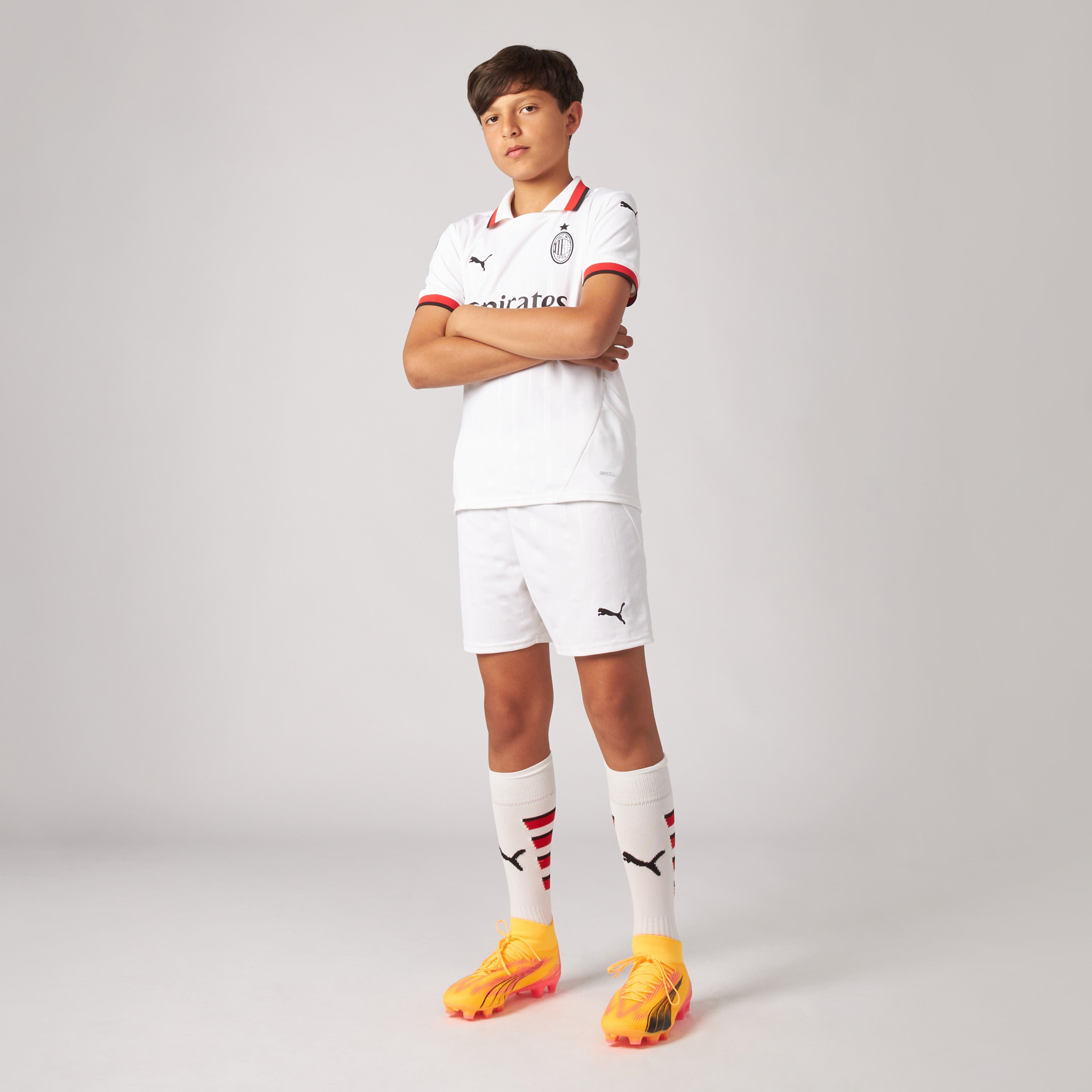 AC Milan Kit Gara 2024/25 Pantaloncini Away Bambino Elasticizzati
