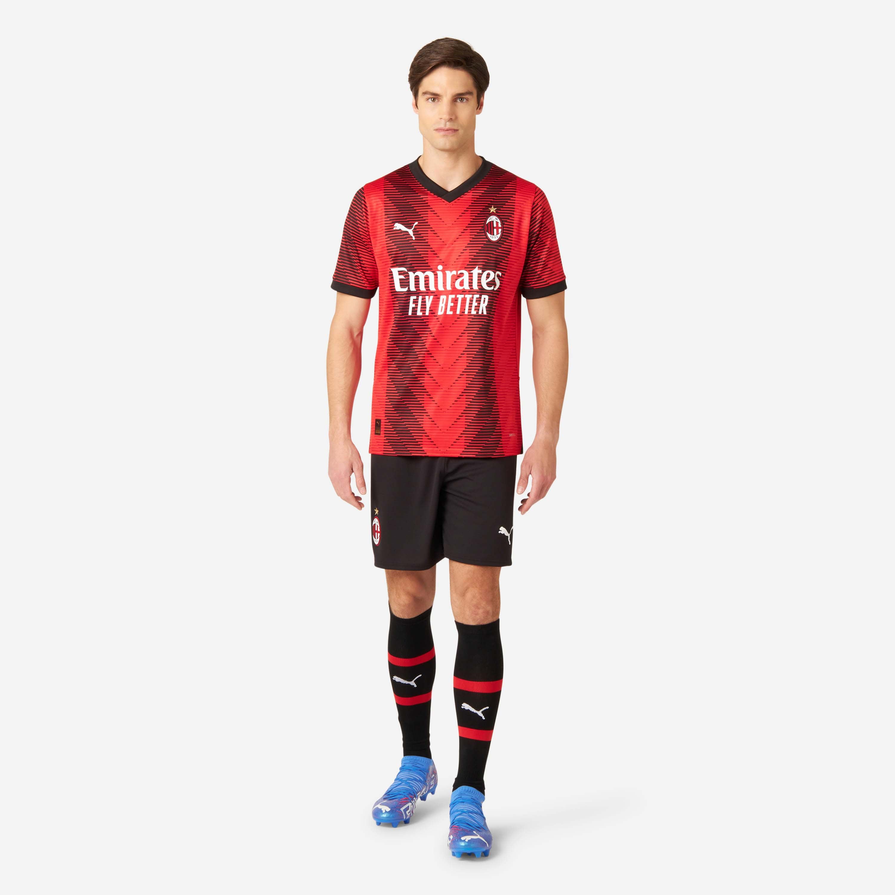 AC Milan Home 2023/24 pantaloncini uomo bianchi M