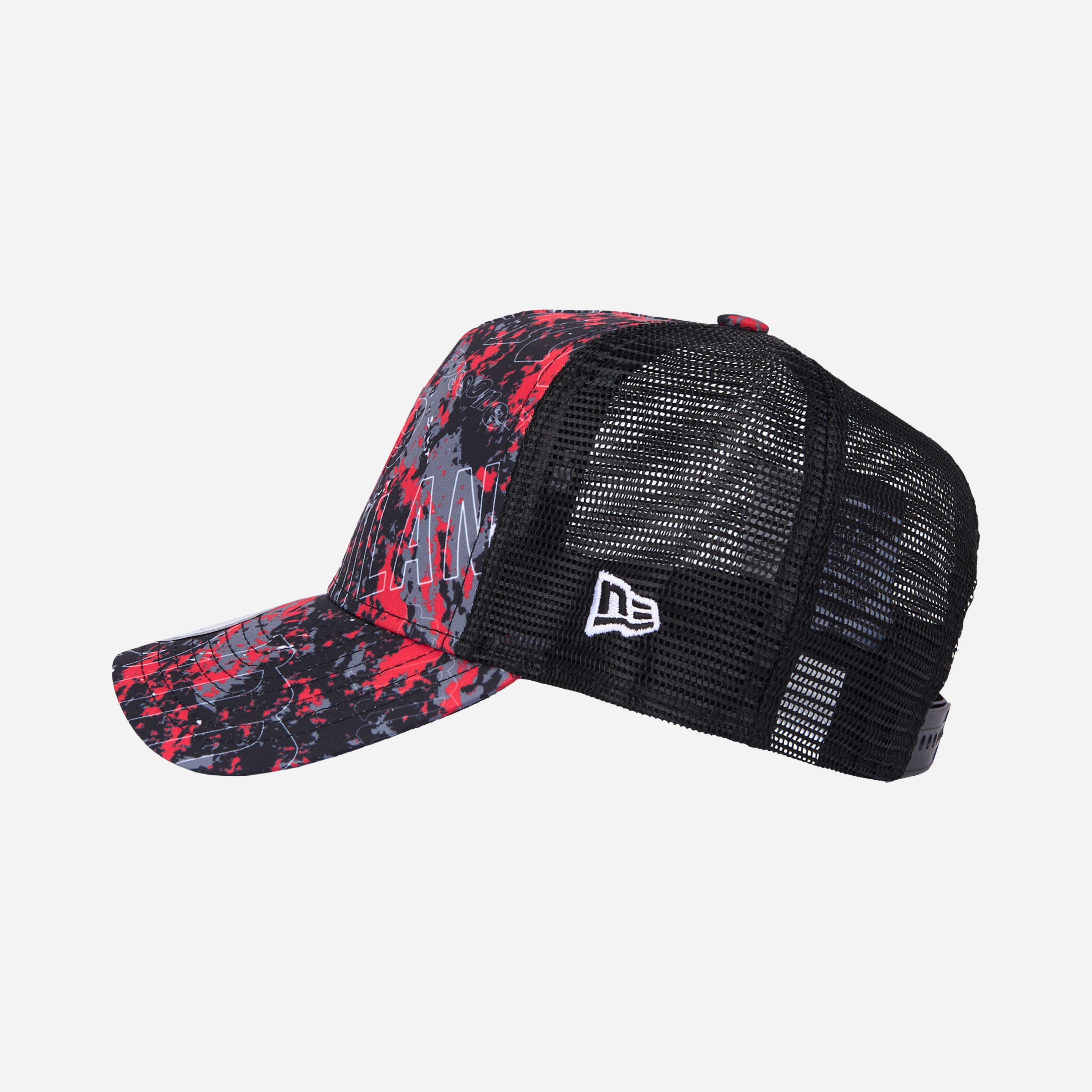 AC Milan New Era Trucker Cappello Diavolo Nero Taglia Unica