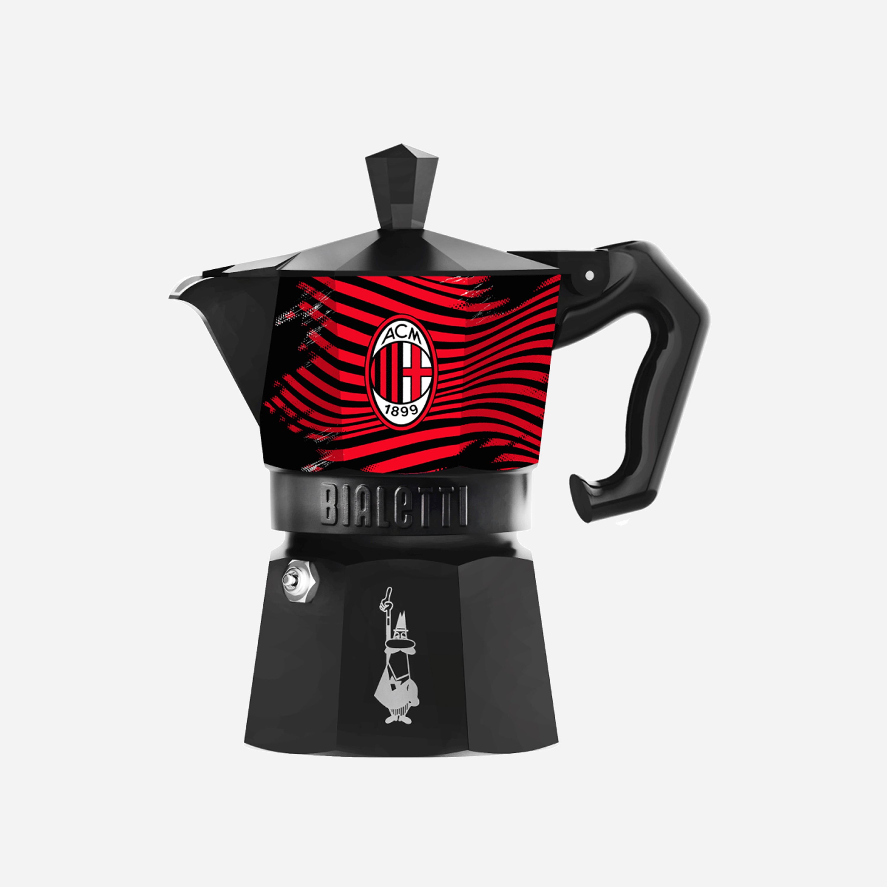 AC Milan Accessori Milan moka Bialetti Express 3 tazze rossa