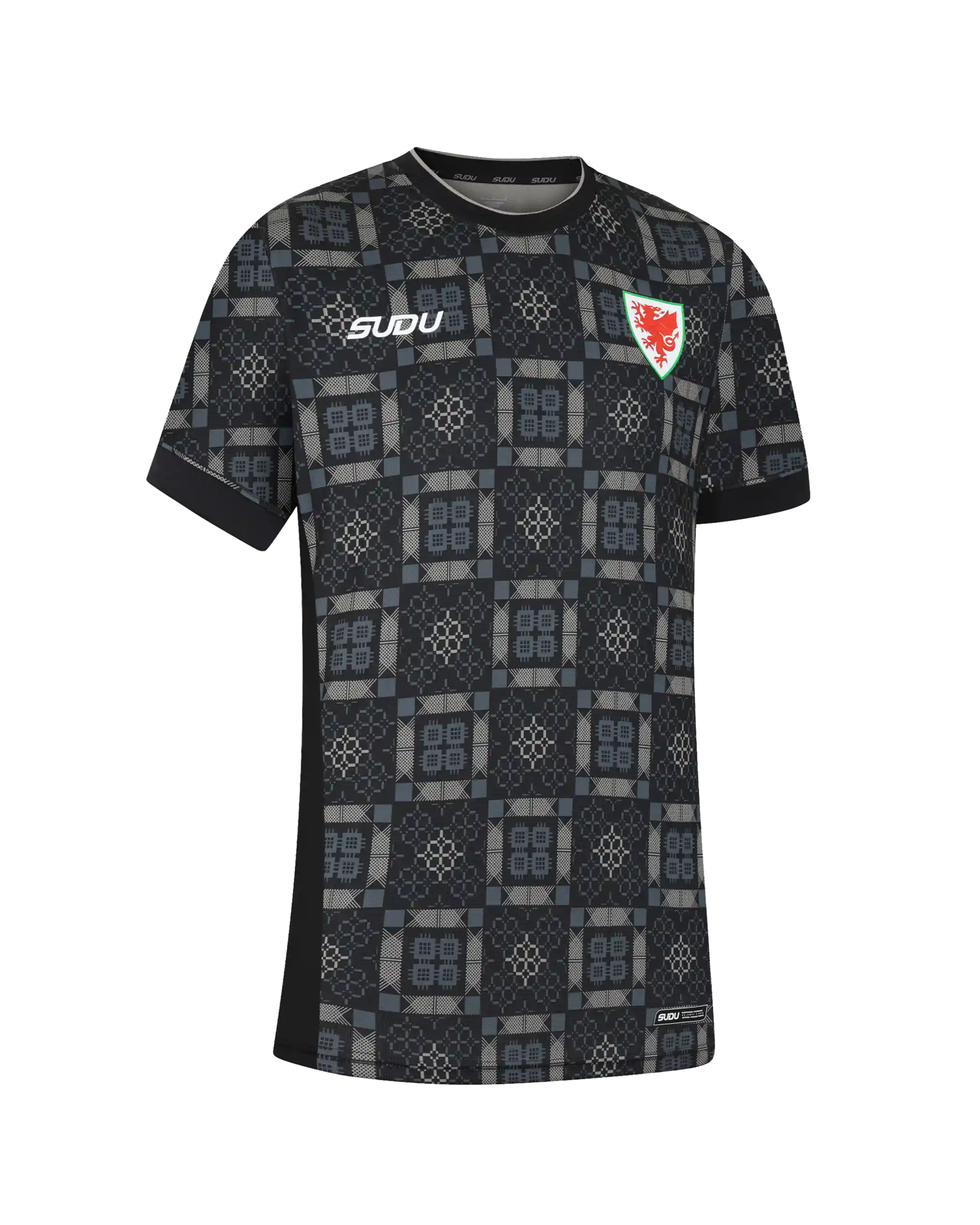 Wales Goalkeeper Kit maglia SUDU 2026-28 portiere junior nera