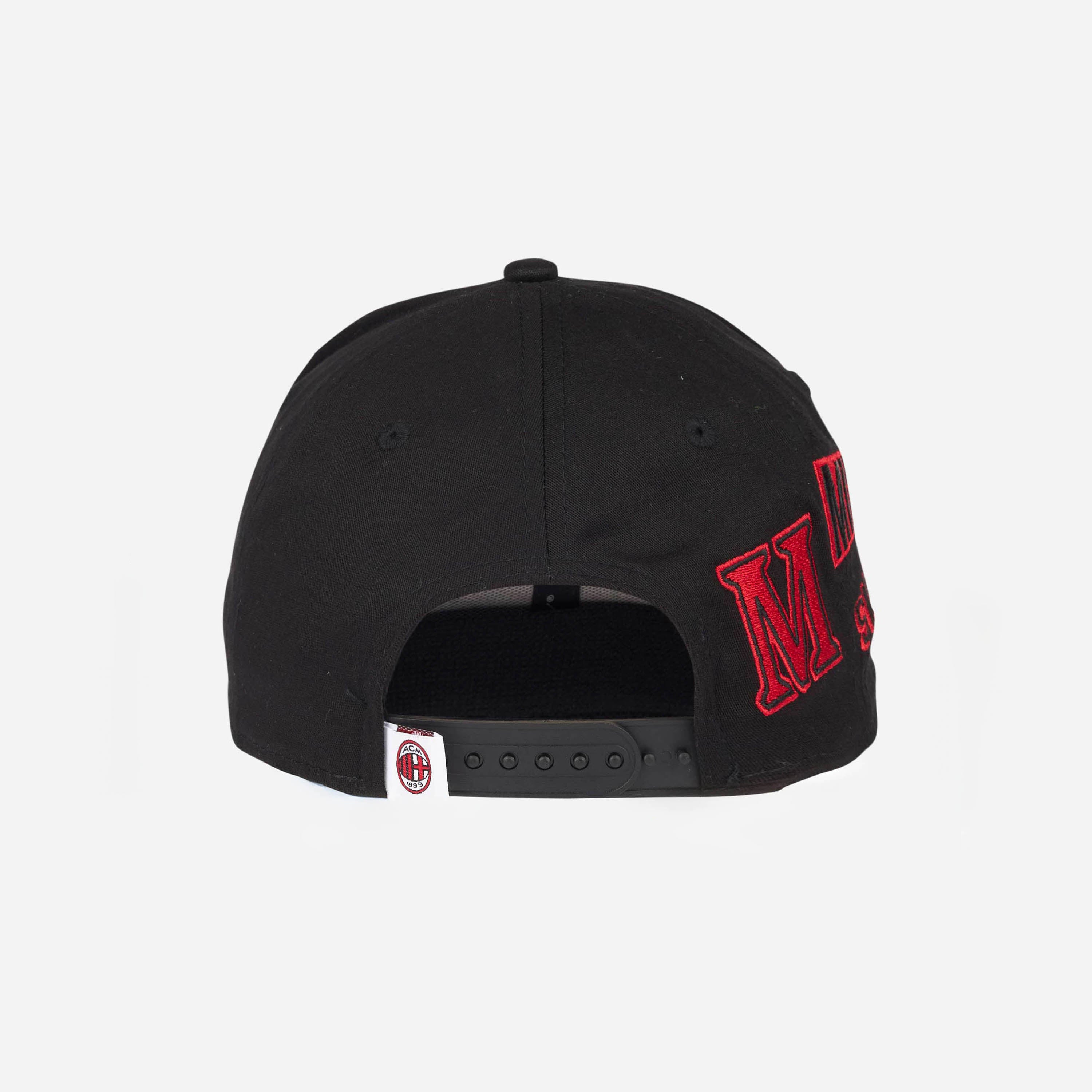 AC Milan Cappello 9FIFTY New Era Visiera Denim Nero