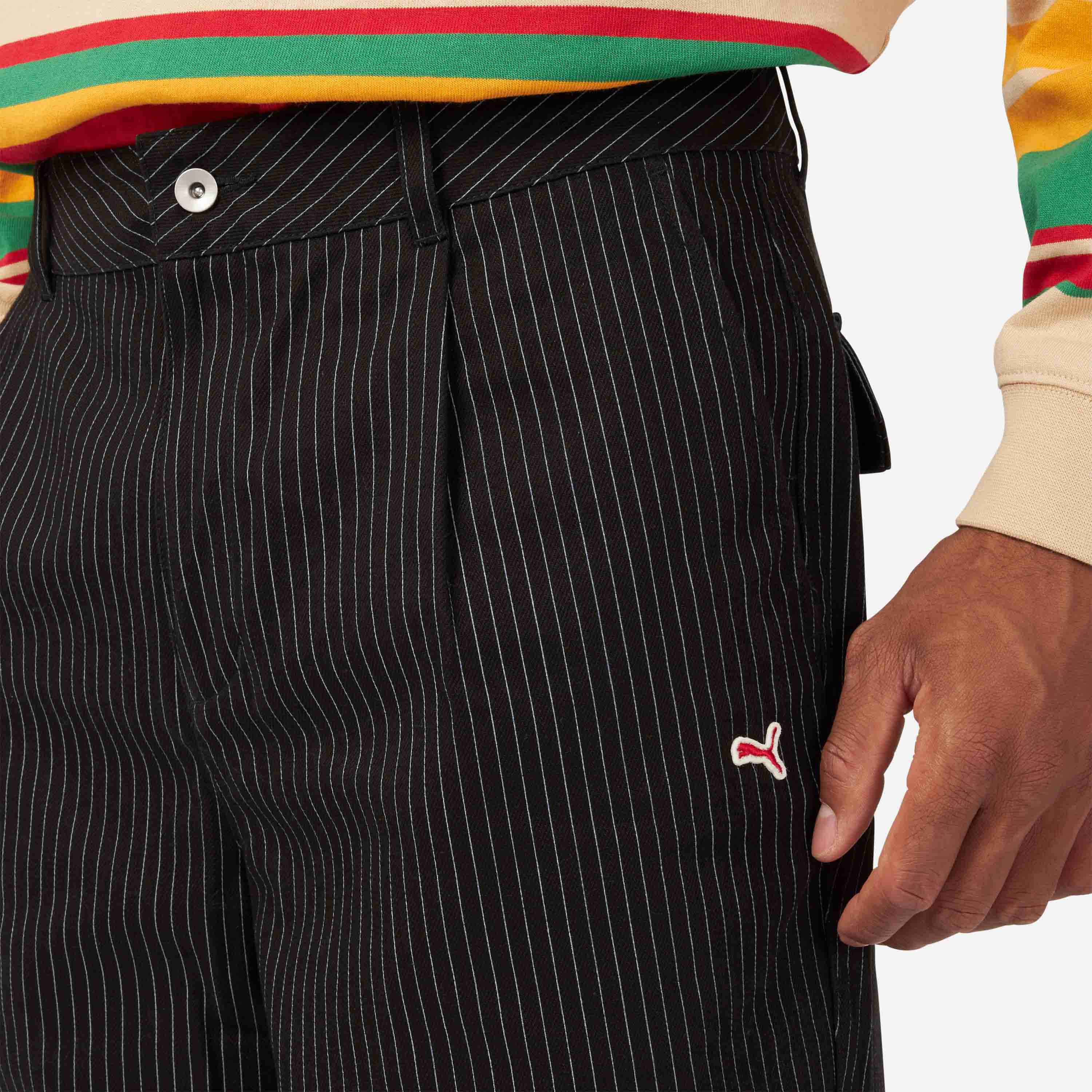Puma x AC Milan Paninari Pantaloni Tuta Uomo Vestibilità Ampia