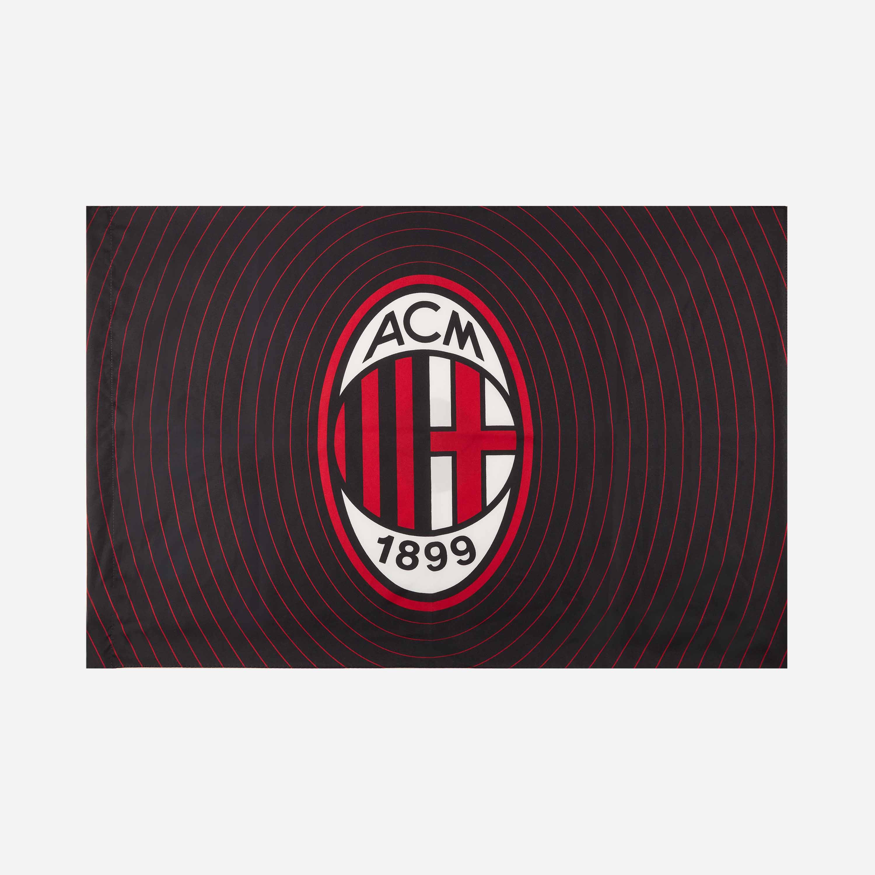 AC Milan bandiera media acrilico logo ovale