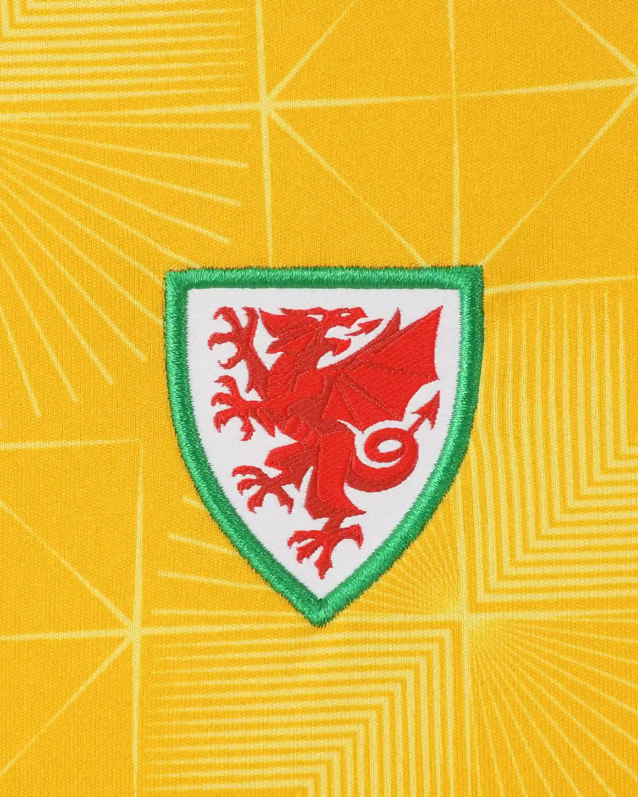 Wales Training SUDU 2026-27 T-Shirt Junior Gialla Away