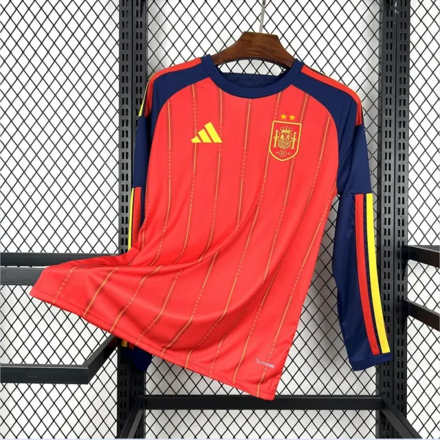 Tifoso Store Spagna Mondiale 2026 maglia manica lunga rossa