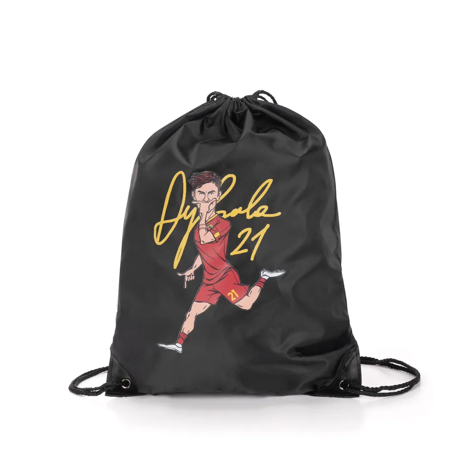 AS Roma Gymsack BAGS-GDY01 sacca nera poliestere