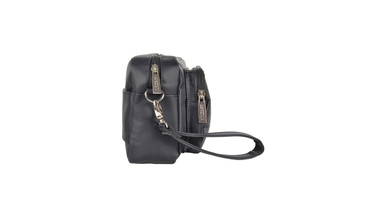 Roma Fanshop Accessori Pochette Tessuto AS Roma nera